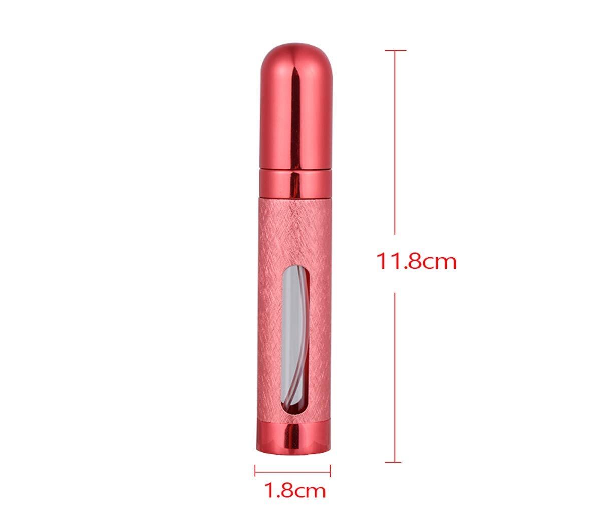 Tvoip 12ML 6 Colors Portable Mini Travel Perfume Bottle Atomizer Refillable Empty Spray Bottle for Women & Men Spray Scent Aftershave