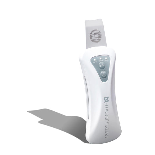 Bio-Therapeutic bt-Micro Fusion Ultrasonic Skin Exfoliation Tool – Professional Deep Cleansing, Blackhead Extraction, Smooth & Clear Skin, 3 Modes, Stainless Steel Applicator, Rechargeable