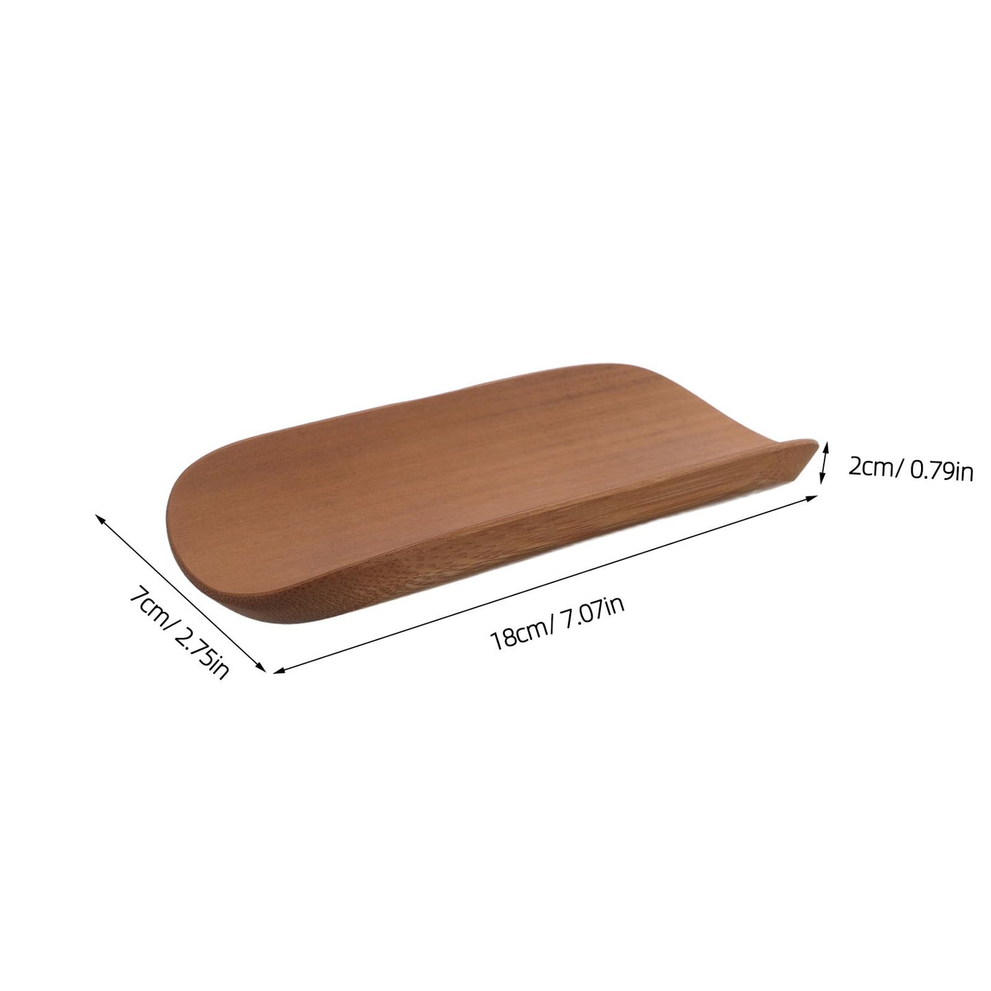 RUNROTOO Rolling Pin Holder: Rolling Pin Display Rack & Utensil Stand - Wood Base for Baking, Pastry Roller, Spoons & Forks Storage - Space-Saving
