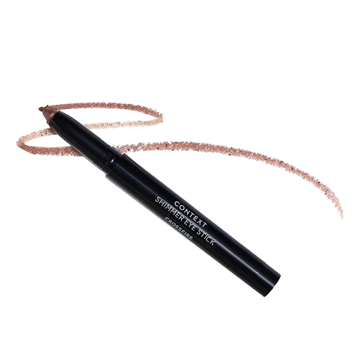 CONTEXT SKIN Shimmer Eye Stick - Crossfire | Creamy, Pigmented Copper | Eye Shadow Sticks for Effortless & Durable Wear | Radiant Application for Gorgeous Day & Night Looks | Easy-to-Apply