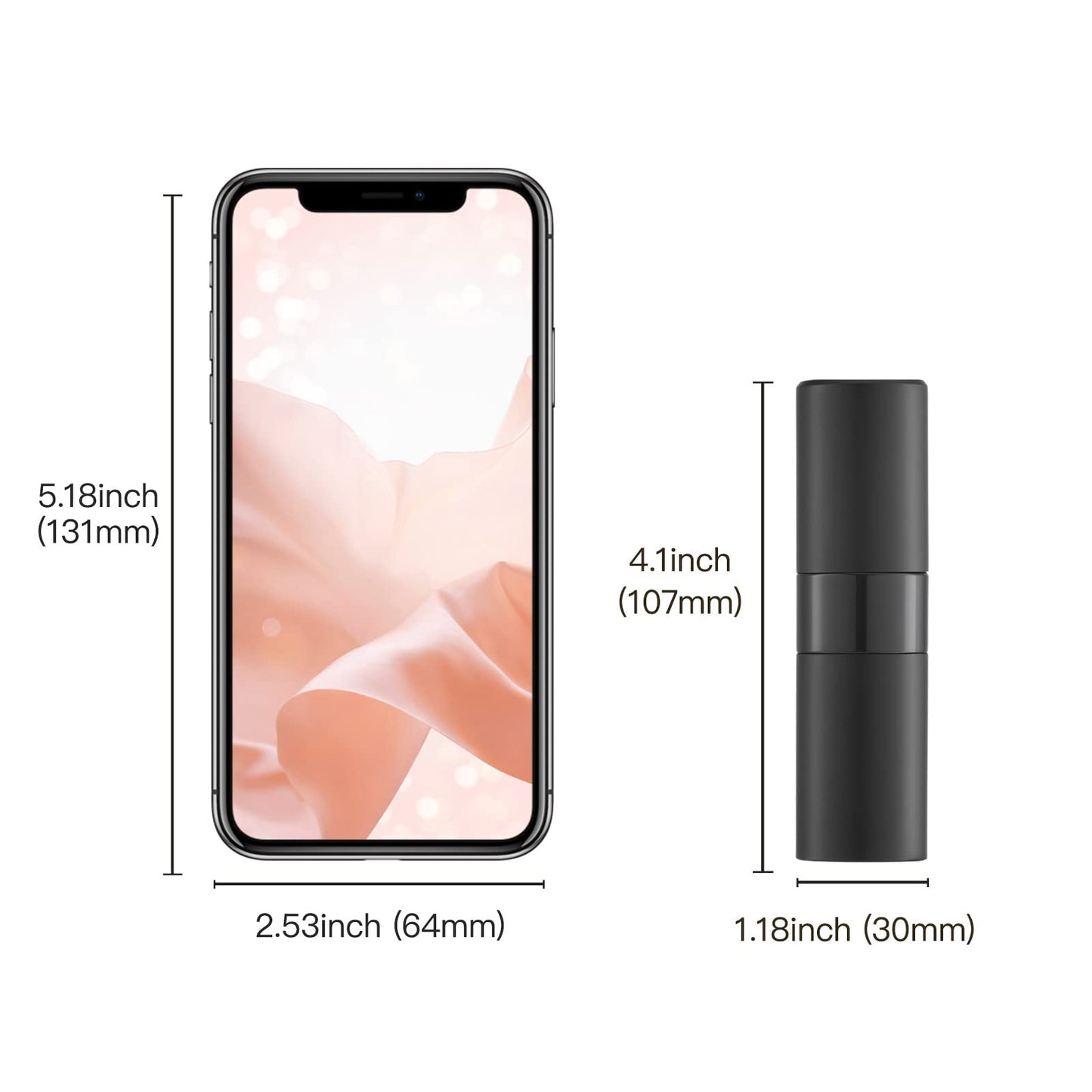 owlyee 20ML Perfume Atomizer, 4PCS Travel Cologne Spray Bottle, Mini Empty Sprayer Dispenser