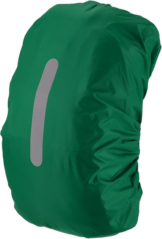 Waterproof Backpack Rain Cover Waterproof Backpack Cover, Bag Rain Cover with A Vertical Reflective Strap for Hiking/Biking/Camping/Outdoor Traveling