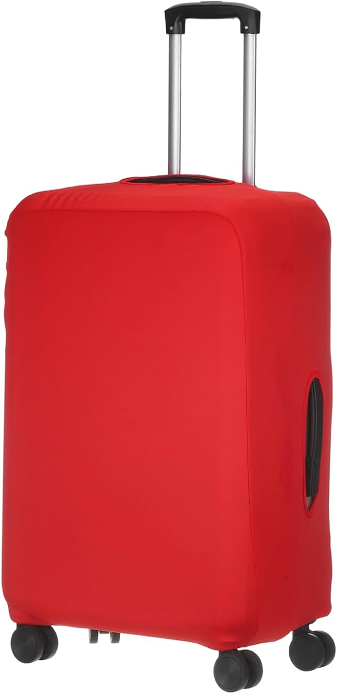 uxcell Travel Luggage Cover, Washable Suitcase Covers for Luggage Anti-scratch Suitcase Protector Elastic Baggage Protective, Fits 18-21 Inch Suit Case, Red