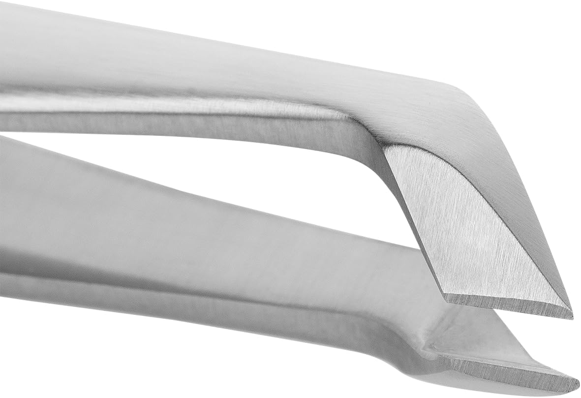 ZWILLING Cuticle Clipper (Precise Removal of Cuticle remnants, Sharp, Angled Cutting Edges, Hypoallergenic), Frosted, Premium, Silver