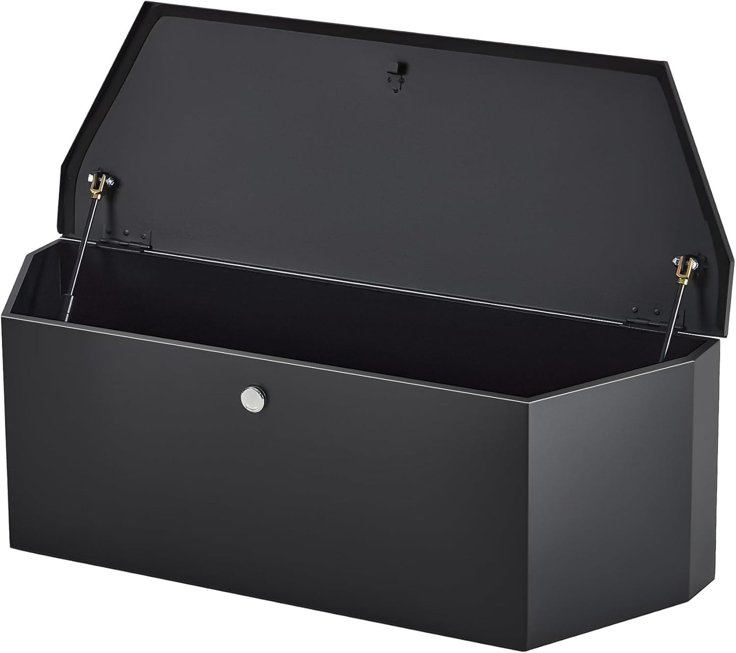 GarveeTech Trailer Tongue Box, Heavy Duty Trailer Tongue Tool Box Storage Organizer with Lock & Keys, Utility Tool Chest for Pickup Truck Bed, RV, SUV, 36" x 12" x 12" (36"-Steel-Black)