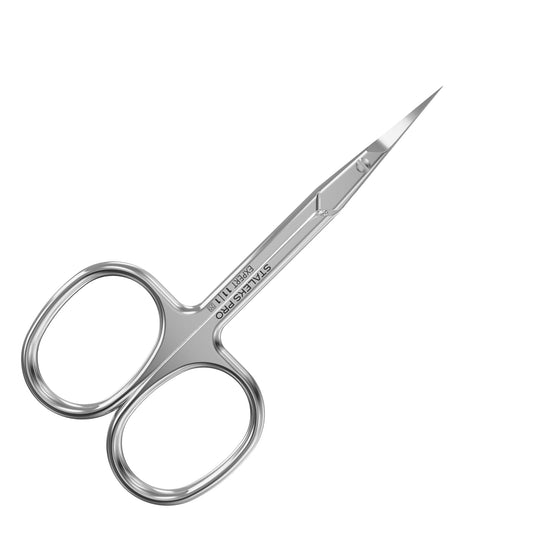 Staleks Pro EXPERT 11 Cuticle Scissors Type 1 – Left-Handed – Narrow Blades – Stainless Steel – Ergonomic Manicure Scissors