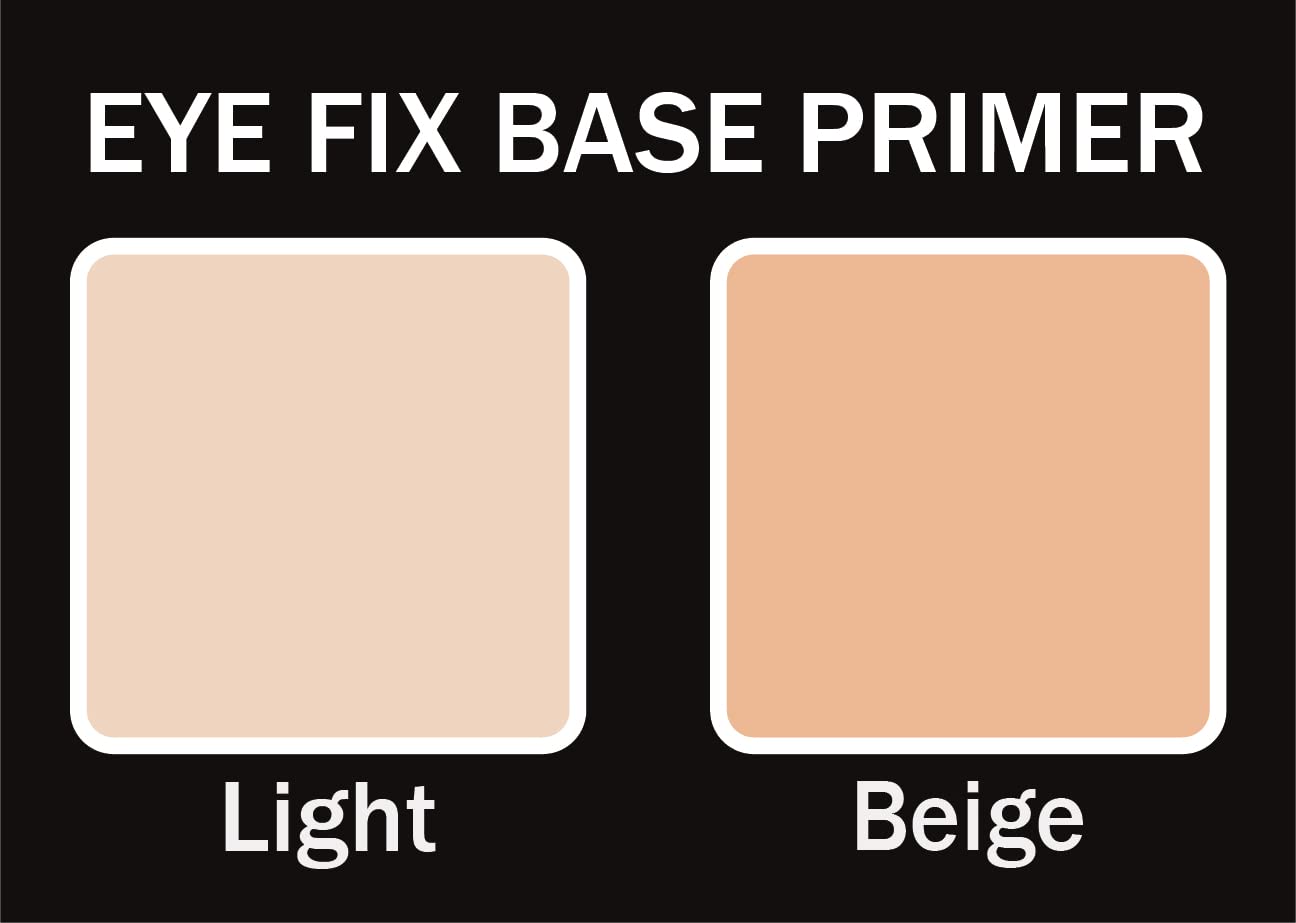 Jolie Eye Shadow Fix, Creme Eye Lid Smudgeproof Non Crease Base Primer - Updated Packaging (Light)