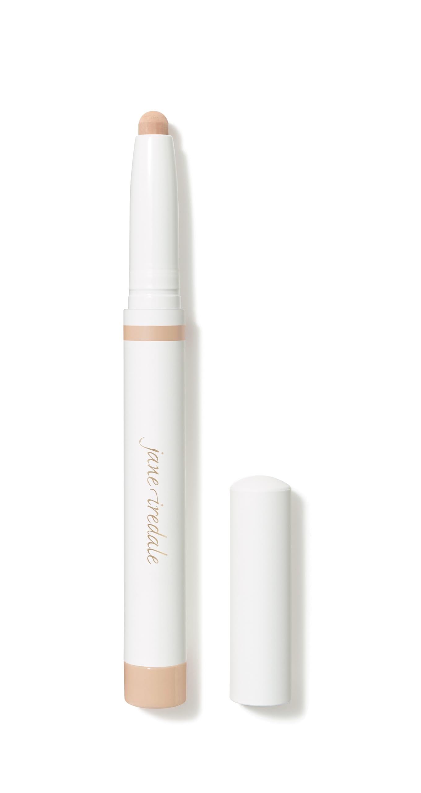 jane iredale ColorLuxe Eye Shadow Stick, Multi-Use Cream to Powder Formula with Sharpener, Highly Pigmented, Buildable, Long-Wear, Vegan, Cruelty-Free, Alabaster
