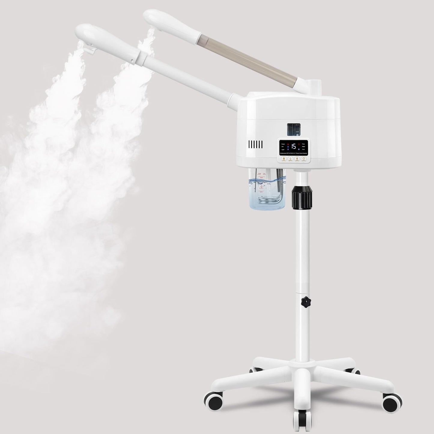 Salon Señor 2 in 1 Hot and Cold Facial Steamer,Professional Face Steamer on Wheels for Beauty Salon, Spa or Home Use
