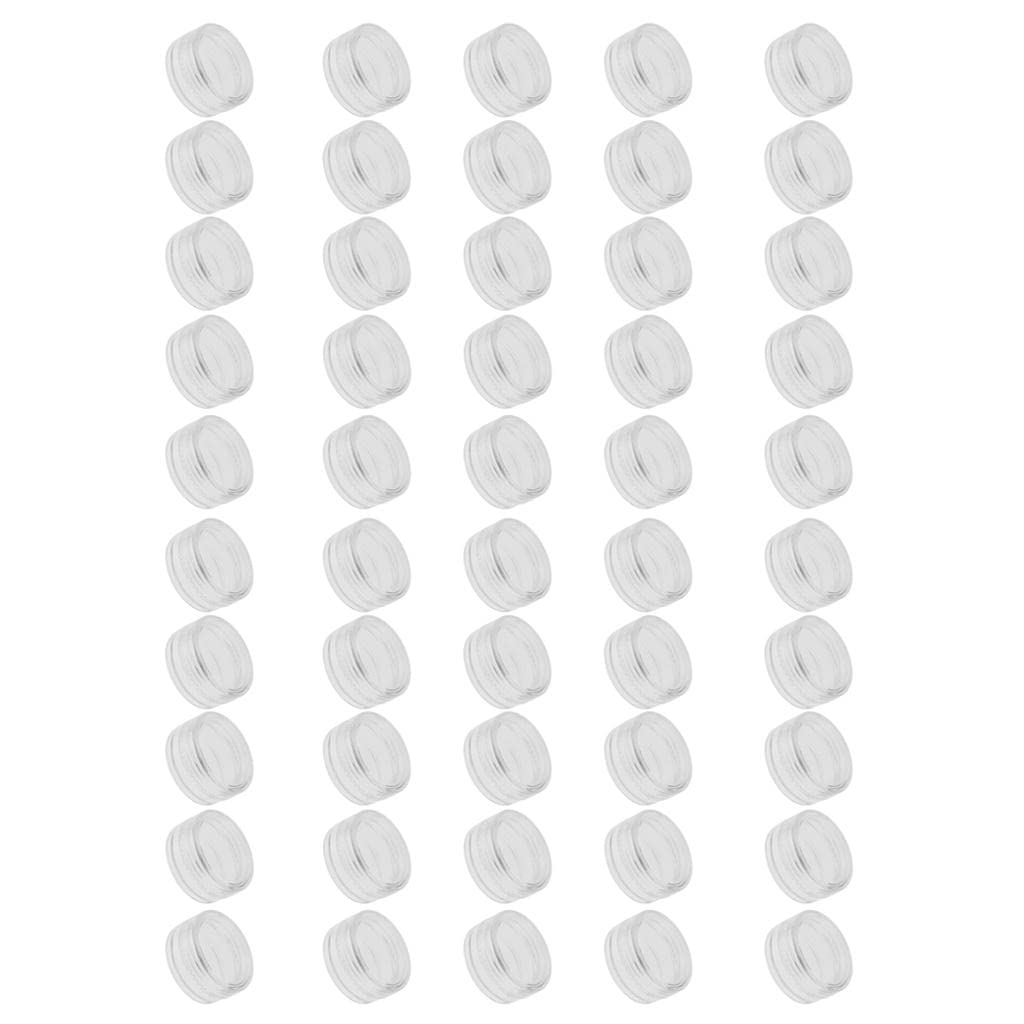 50pcs Reusable Container Jars Pot for Nails Jewelry, 2g