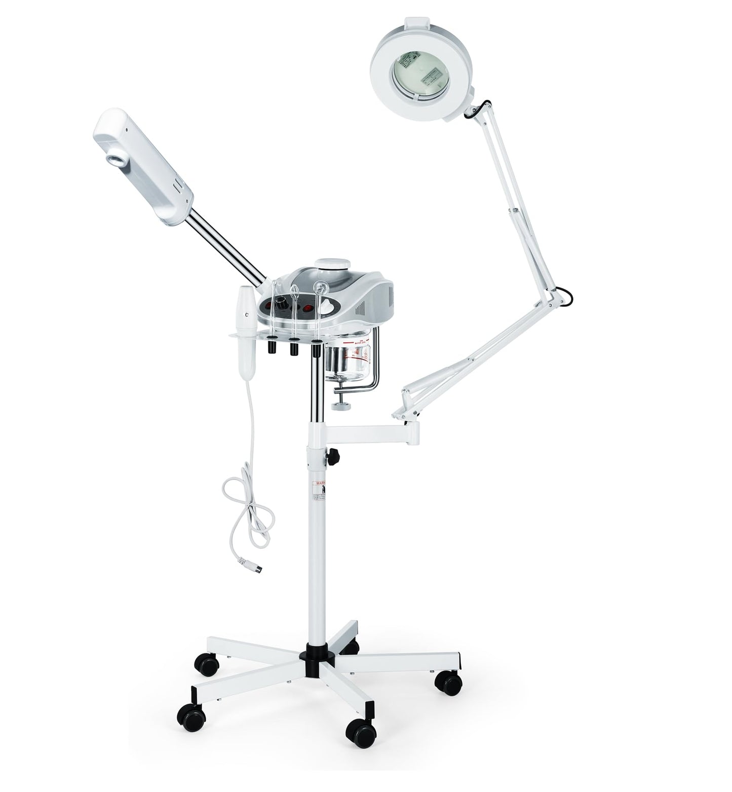 Eastmagic Professional Facial Steamer Machine & Mag Lamp & High Frequency Skin Care 3 in 1