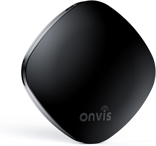 Onvis Item Finders Tracker Work with Apple Find My APP (iOS Only, Not for Android), Smart Bluetooth Locator for Keys, Luggage Suitcases, Bags Wallets, Backpack, IP67 Waterproof (2 Pack)