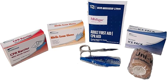 Class-A First Aid Refills Supplies Without Cabinet | Essential Medications for Emergency Preparedness | Ensuring Long-Lasting Reliability | Exceeds OSHA/Ansi Z308.1 2015, Over 600 PCS