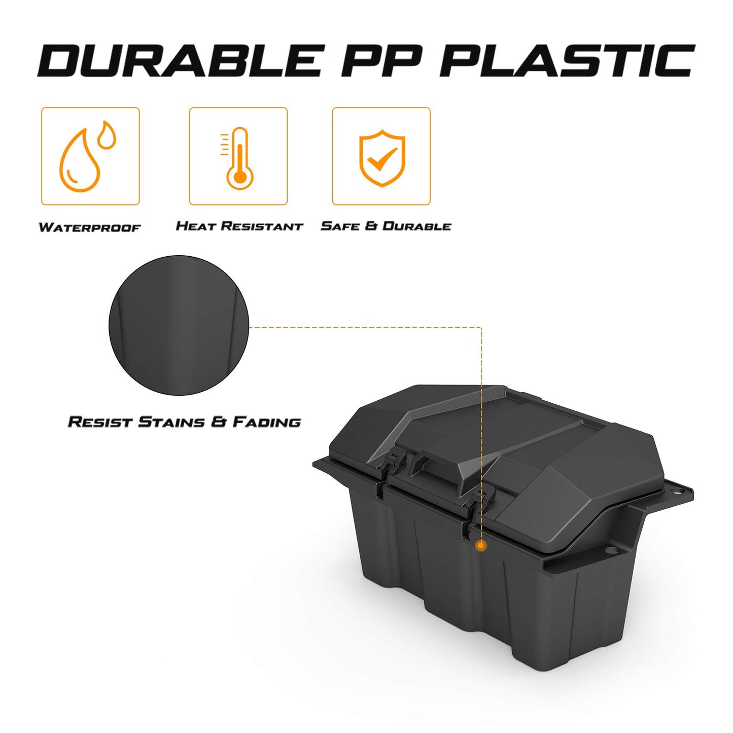 KIWI MASTER 73 QT Forward Cargo Box for 2020-2026 Polaris RZR Pro XP, Pro S, Turbo R/ 4 Accessories Storage Bin 2883751
