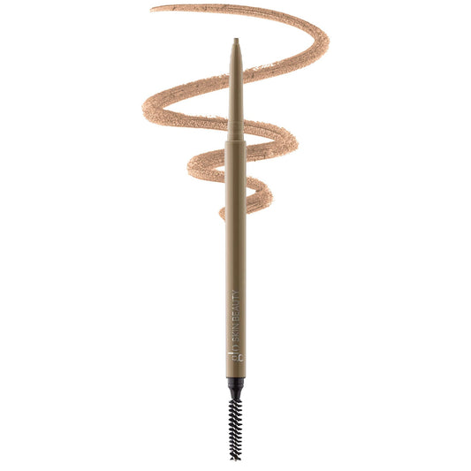 Glo Skin Beauty Precise Micro Browliner | Long-Lasting, Wax-Based Formula Glides On Skin and Shapes Your Brows, (Ash)