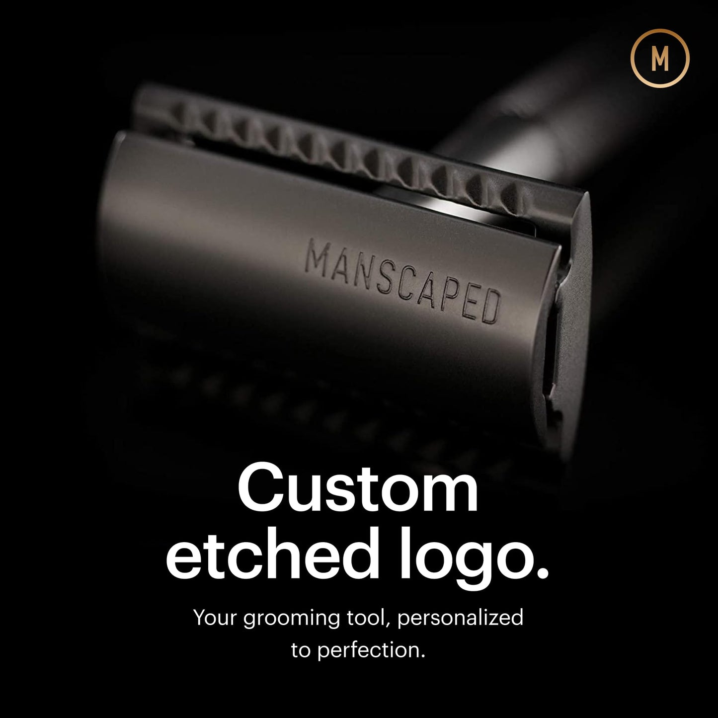 MANSCAPED® The Plow® 2.0 Premium Single Blade Double-Edged Safety Face Razor for Men