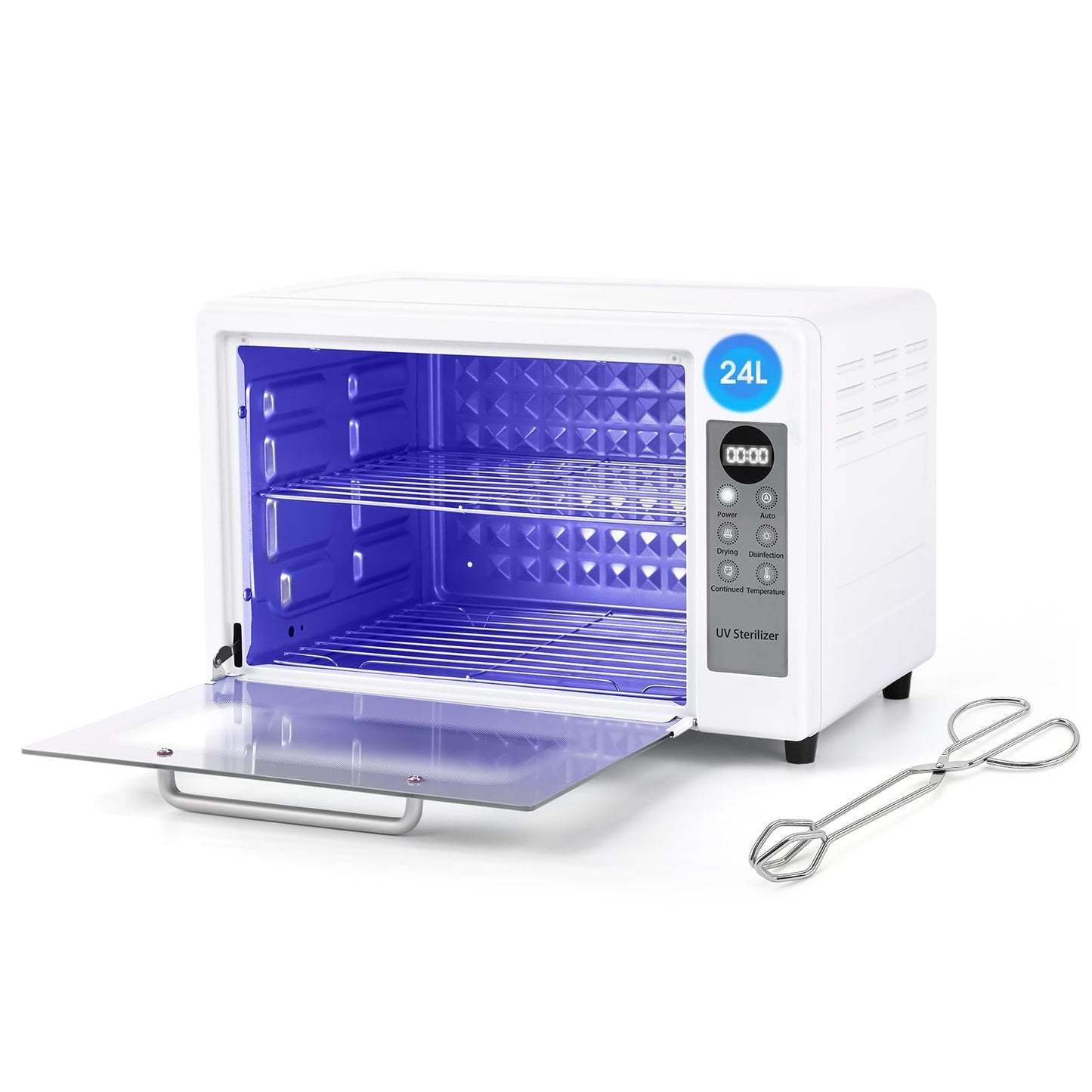 Beauty Star S-terilizer for Estheticians, 24L Nail Dryer and Cleaning Cabinet Box for Barbers, Nail Studio, Beuaty Salon and Home Maintains Tool Cleanliness