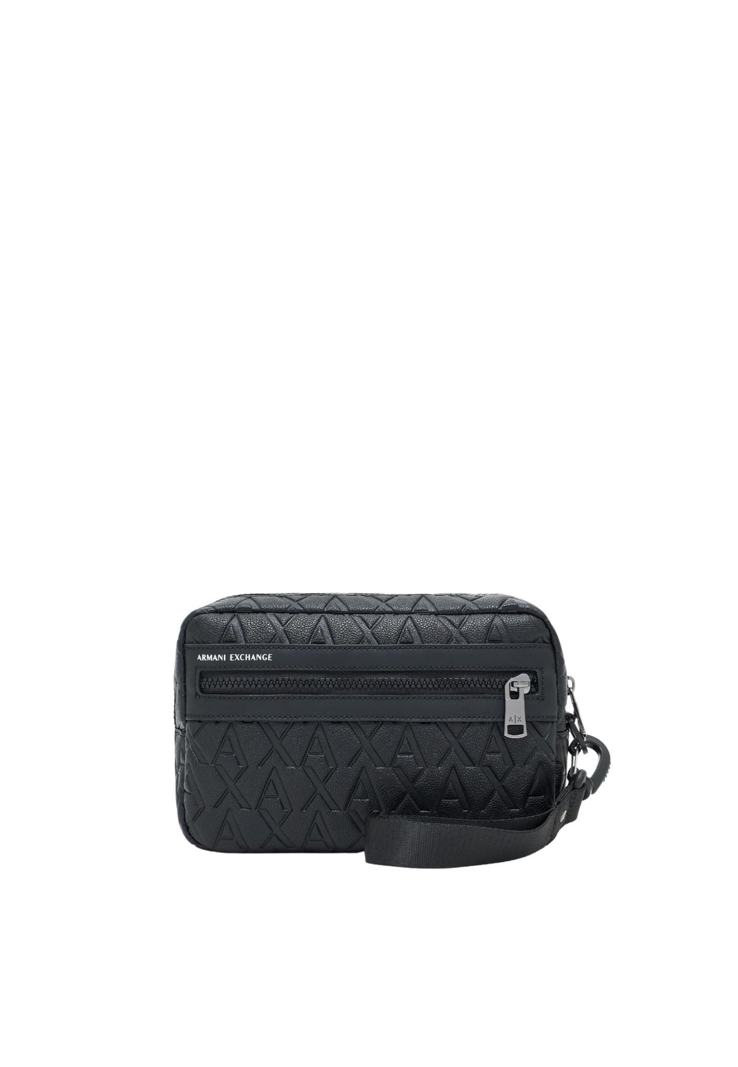 Armani Exchange Men's Liam Beauty Pouch, Black, One Size