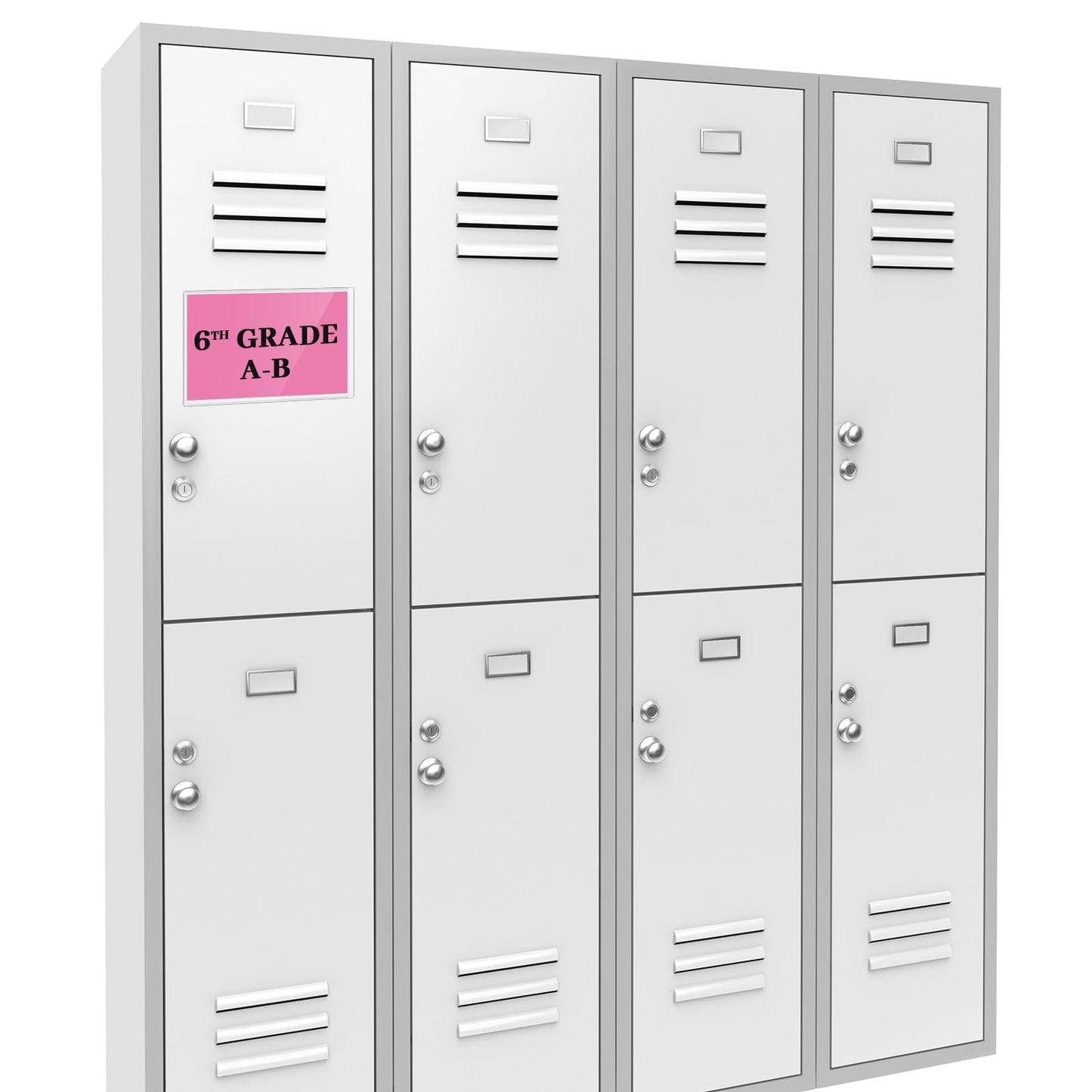Ctosree 200 Pcs Magnetic Label Holder 5.5 x 3.5 Inches Pallet Rack Sign Holder Clear Plastic Protectors Magnetic Data Card Holders File Cabinet Labels for Metal Racks and Shelves Window