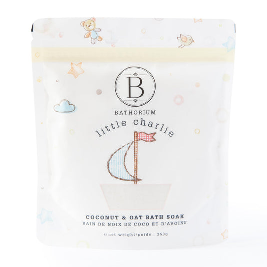 Bathorium Little Charlie Bath Soak, Nourishing Soak for Babies, Made with Colloidal Oat, Chamomile & Coconut, Moisturizes & Soothes Delicate Skin, 9 oz