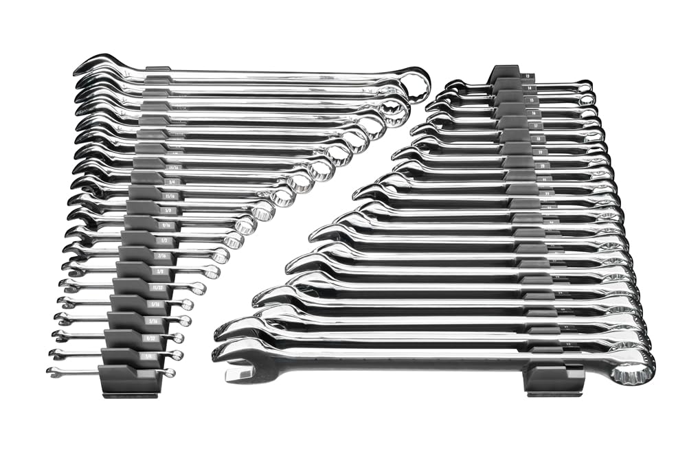 Ernst Manufacturing Wrench Pro - Modular Wrench Organizer for 40 Wrenches (Hi-Viz) Patented - Made in the USA