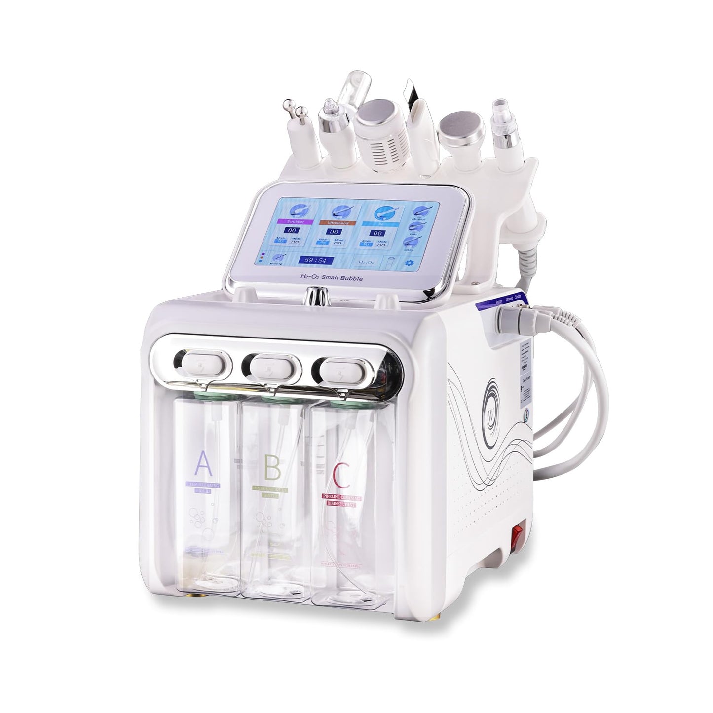 Hydrogen Oxygen Facial Machine 6 in 1 Skin Care Devices for Salon Home Use