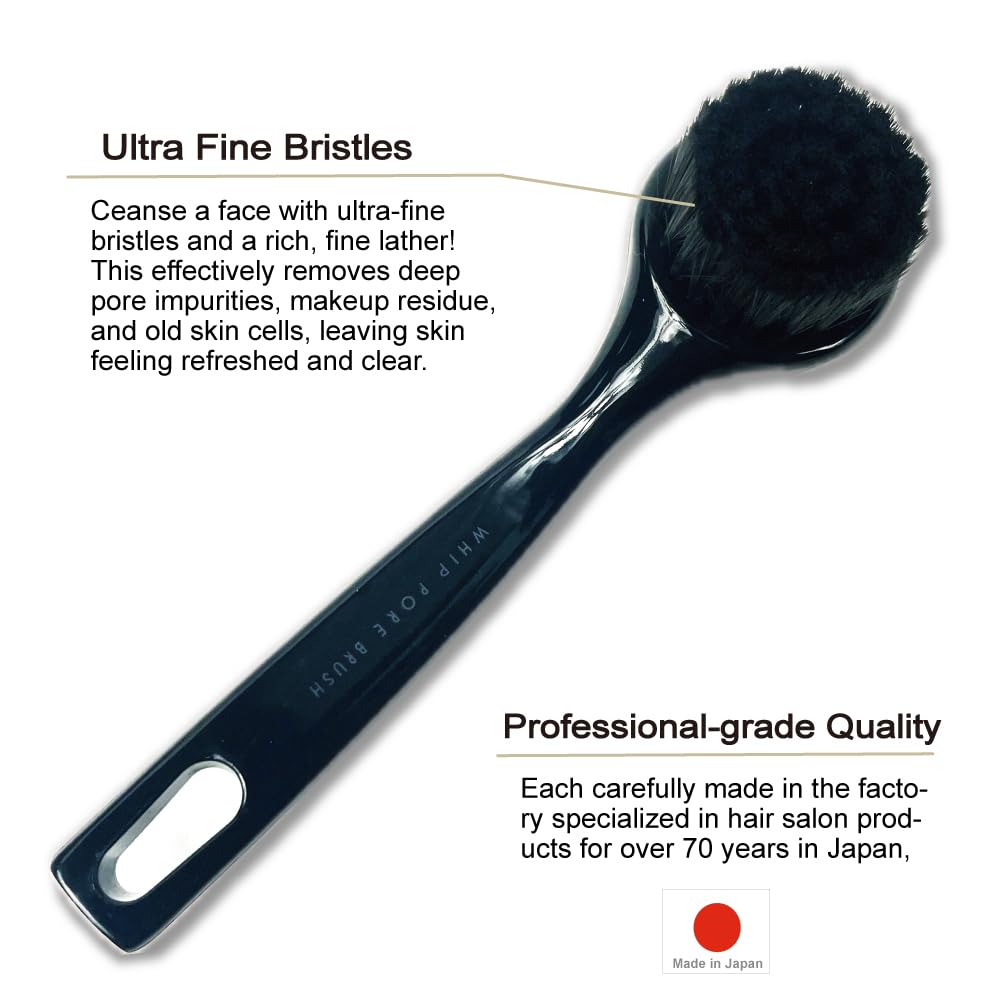 Facial Pore Cleaning Brush [ Made in Japan ] Face Cleansing Scrubber Exfoliating