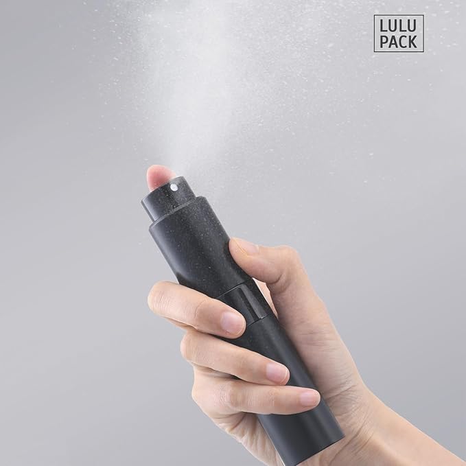 Perfume Atomizer Refillable Travel Bottle: Cologne Portable Sprayer for Men - Mini Spray Empty for Refill - 1oz Large Size Grey