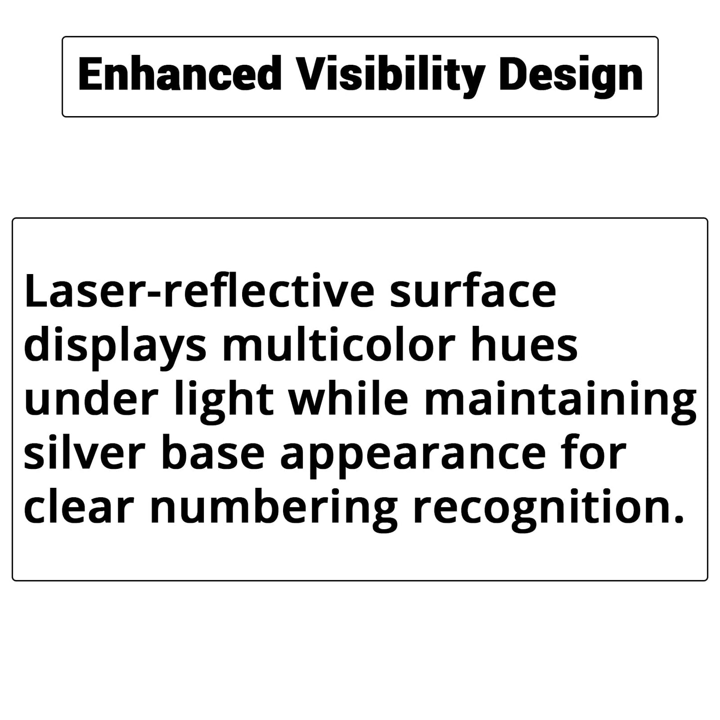 Reflective Laser Numbered Stickers - 40 Self-Adhesive Sheets (1-100) for Storage & Cosmetic Organization