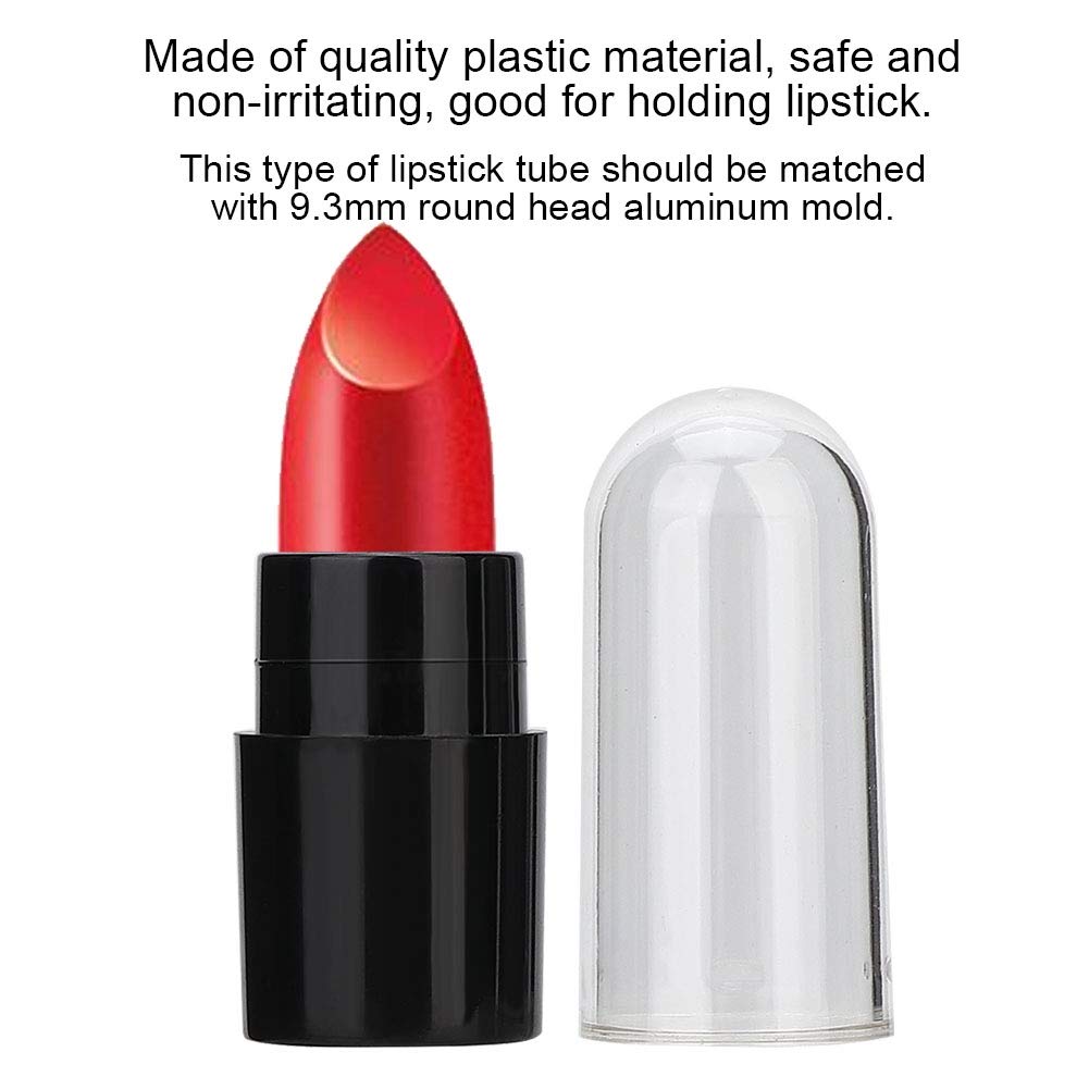 Saluaqui 12pcs Plastic Lipstick Sample Tube Mini Lip Balm Empty Tube DIY Cosmetic Tool, Refillable Empty Lip Balm Gloss Containers Bottles for Women DIY Makeup, Wholesale Business
