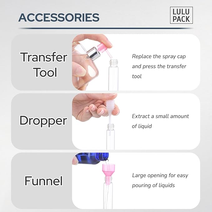 Perfume Atomizer Refillable Travel Bottle: Cologne Portable Sprayer for Men - Mini Spray Empty for Refill - 1oz Large Size Pink