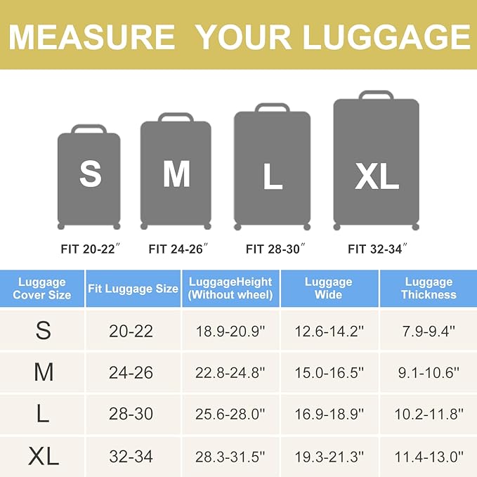 ANNA QUEEN Stacked Cute Cats Luggage Cover, Fun Cat Pile Design, Stretchable, Washable Travel Protector for 32-34 Inch Suitcases
