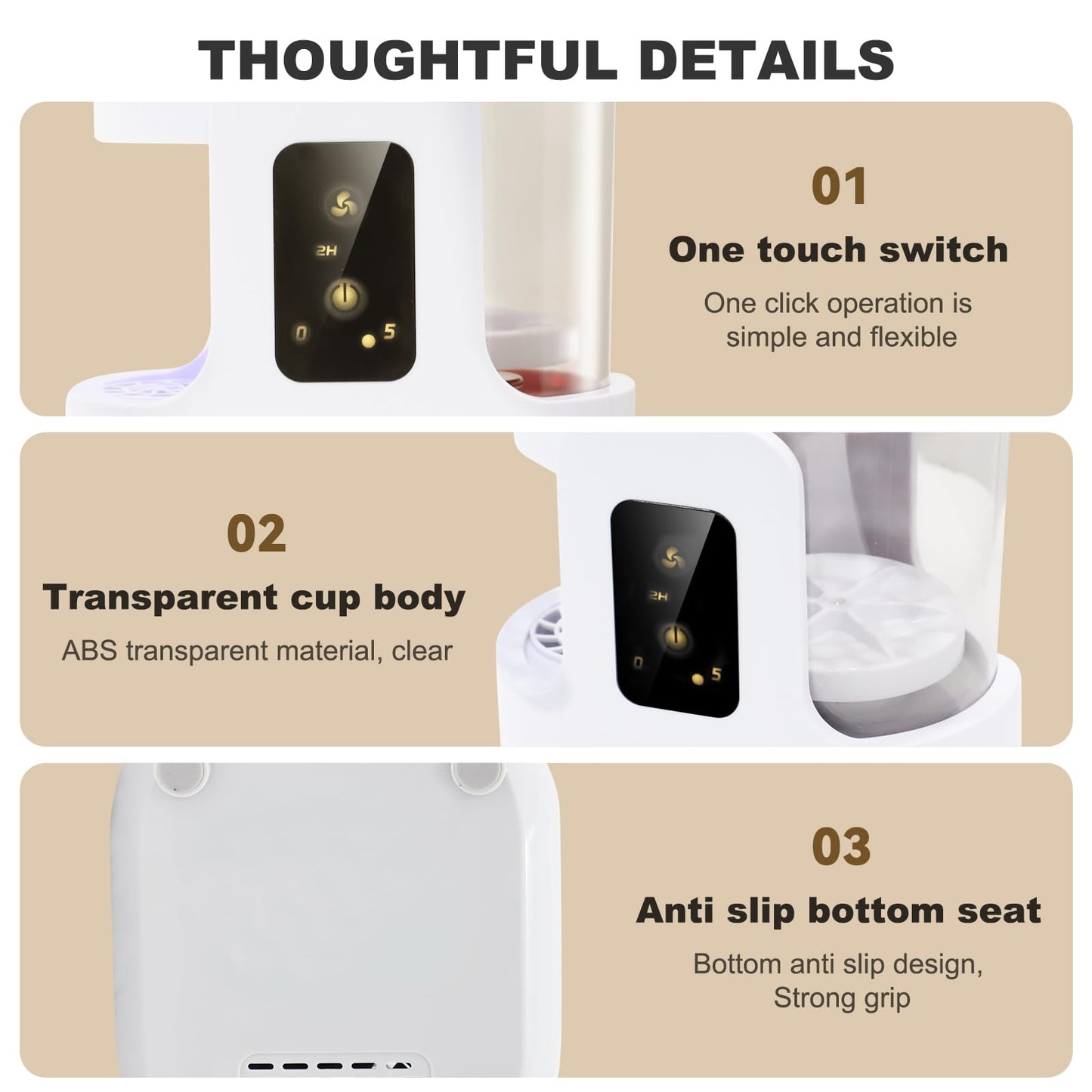 2026 Upgraded 3-in-1 Electric Makeup Brush Cleaner & Dryer, Automatic Deep Cleaning Brush Washer Machine for All Sizes, USB-Powered Portable Cosmetic Brush Cleaner for Foundation, Blush & Sponges