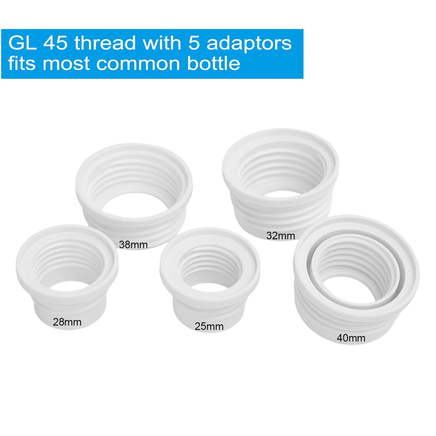 ONiLAB Bottle Top Dispenser with 1L Round Media Storage Bottle(2.5-25ml)