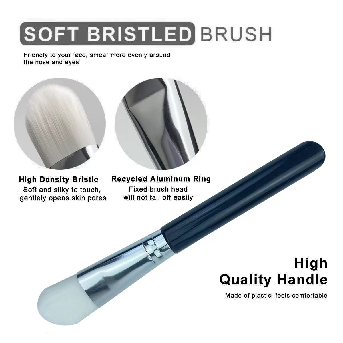 Face Mask Mixing Bowl Set. 5IN 1 SPA Quality Face Mask Tool Kit. with Silicone Face Mask Brush Applicator,Premium Soft Face Brushes, Silicone Facial Mask Bowls, Mask Spatula, Measuring Scoop