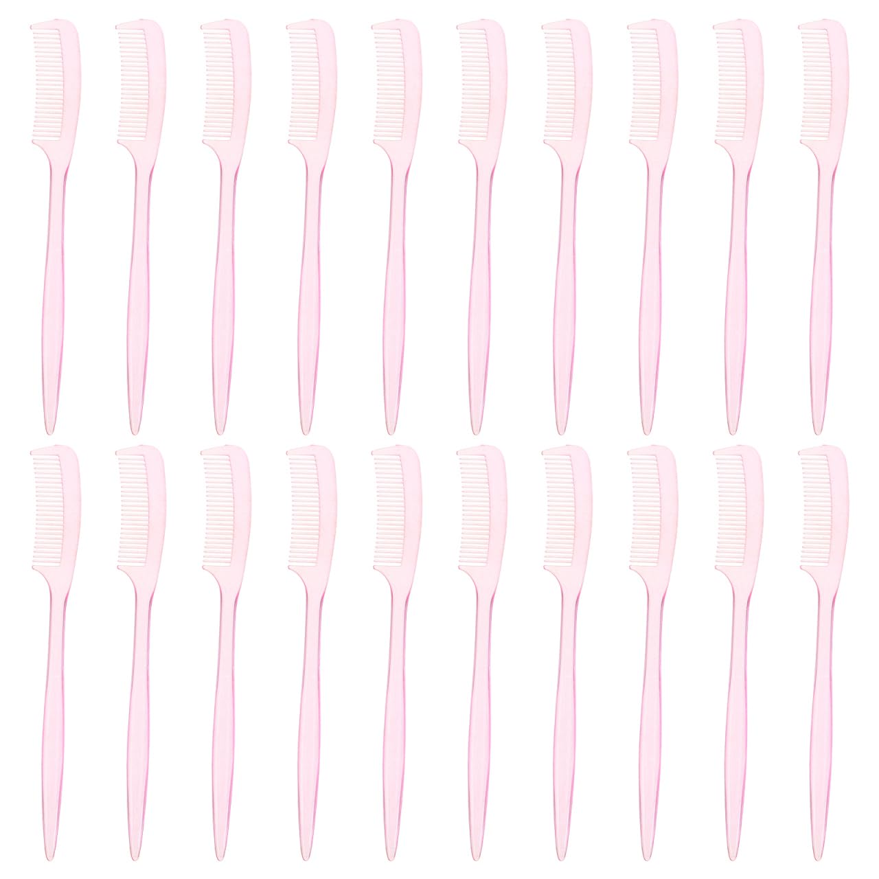 Didiseaon 100Pcs Mini Eyelash Comb Eyebrow Brush Lash Comb Separator Tool Eyelash Makeup Tool for Extension Brow Grooming Portable Travel Beauty Kit