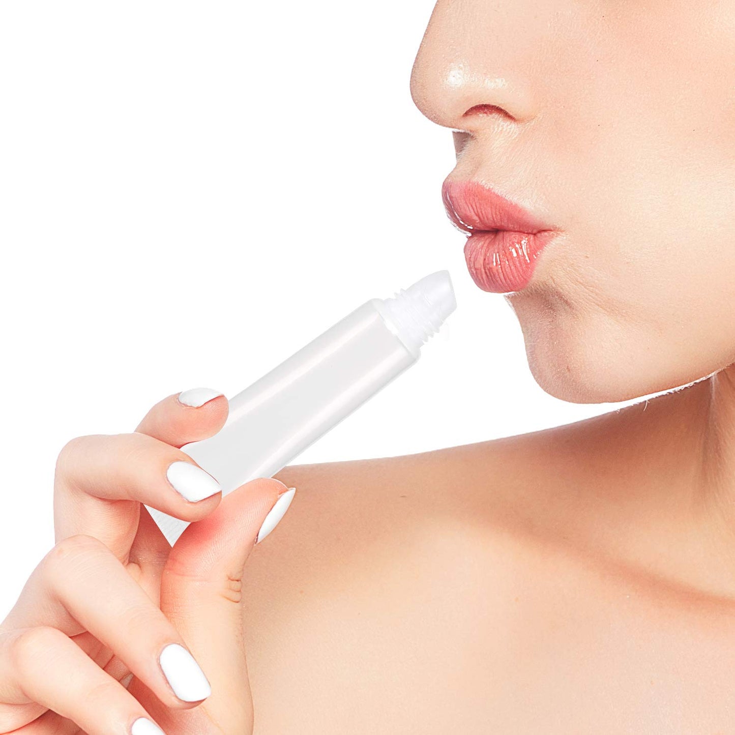 100 Pcs 10 ml Lip Gloss Balm Tubes Refillable Empty Tubes Clear Cosmetic Containers Soft Tube (10ML, 100)
