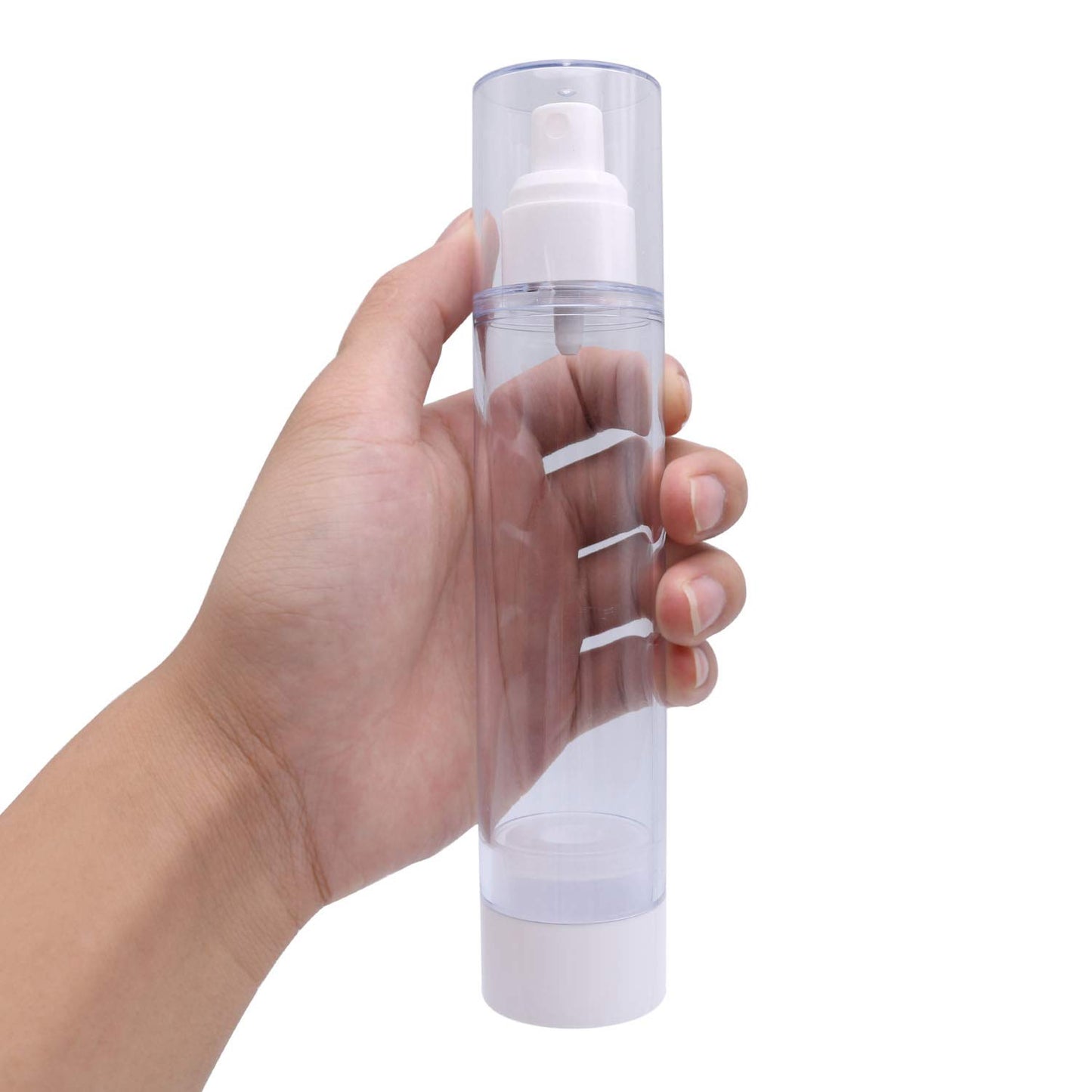 TRENDBOX 120ml / 4oz Airless Spray Bottle Refillable Travel Container for Cosmetic Makeup Water - 6 Pack