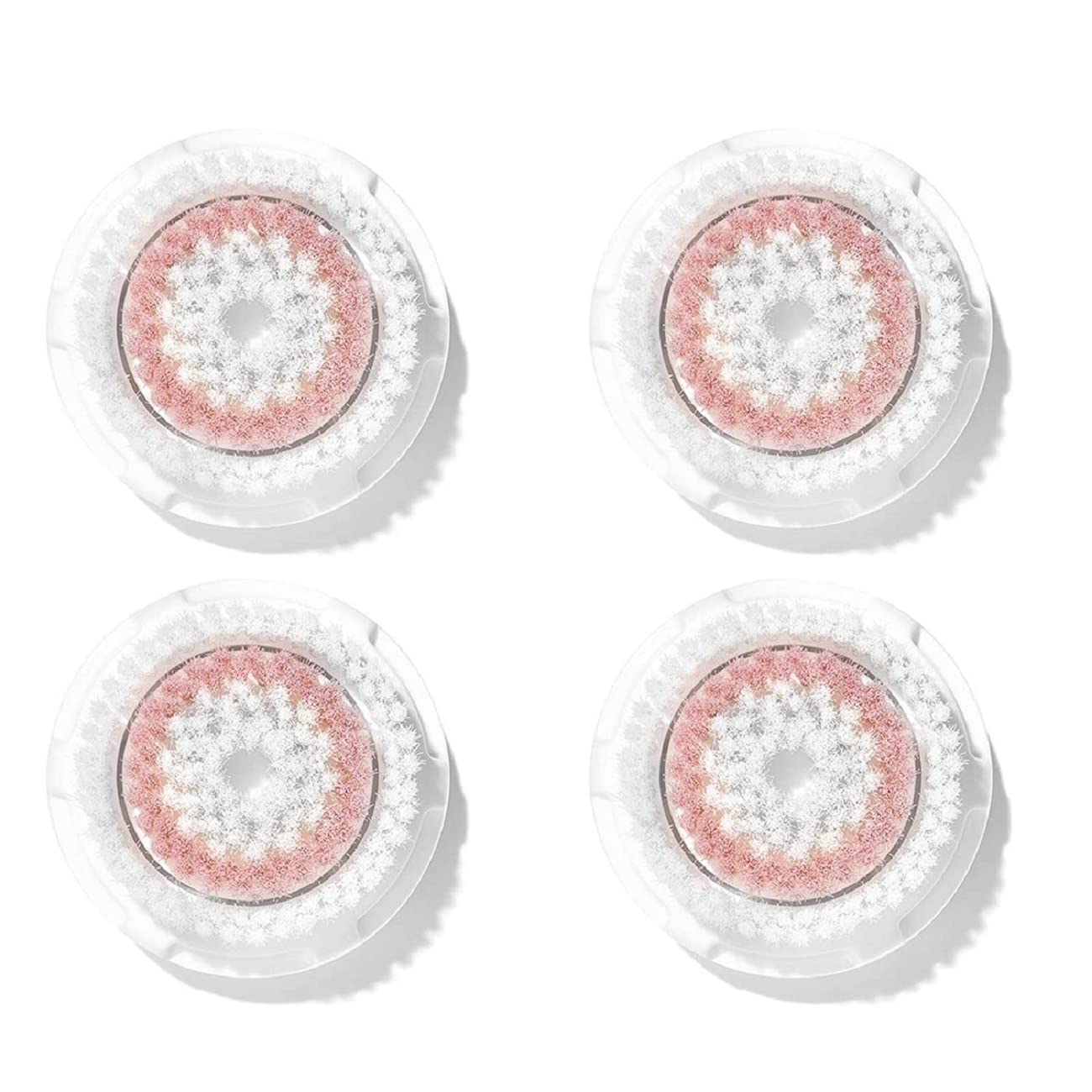 Clarisonic Radiance Facial Cleansing Brush Head Replacement Compatible with Clarisonic Mia 1, Mia 2, Mia Fit, Alpha Fit, 4 Count
