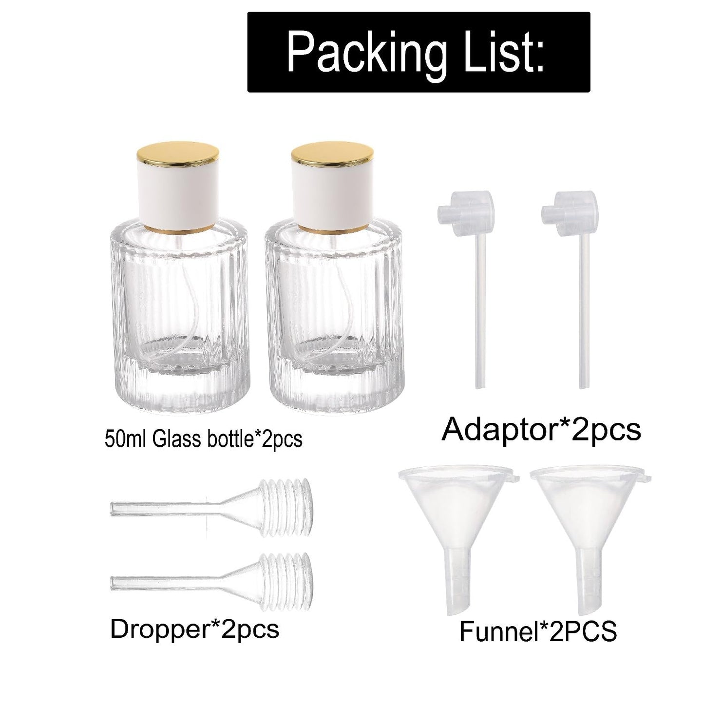YWG Stone Cologne Travel Bottle Refillable, 2 Pack 50ml Empty Perfume Spray Bottles, Glass Perfume Atomizer Vintage Cologne Sample Container Travel Essentials for Frangrance Toiletries Cosmetic