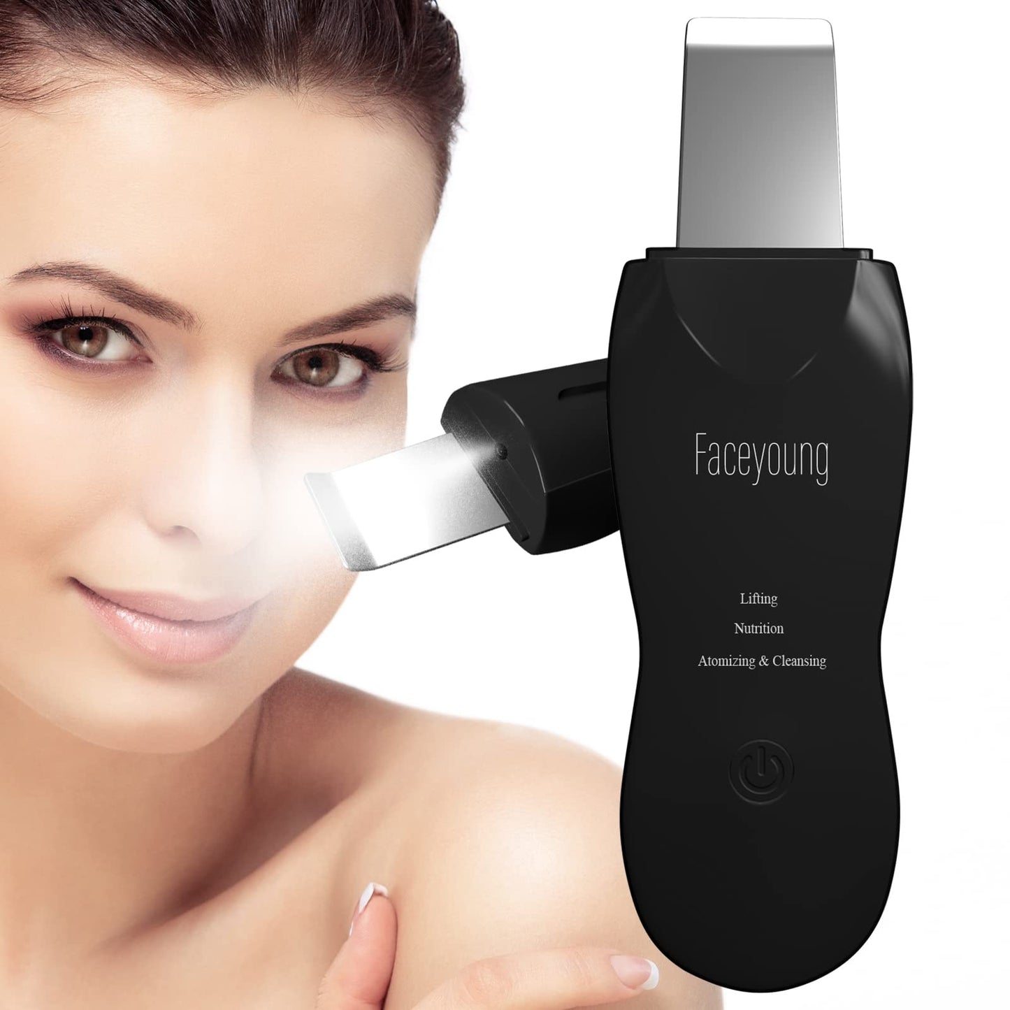 Facial Skin Cleanser with Mister, Upgraded Sprayer, Blackhead Extractor for Deep Cleansing and Moisturizing Spray