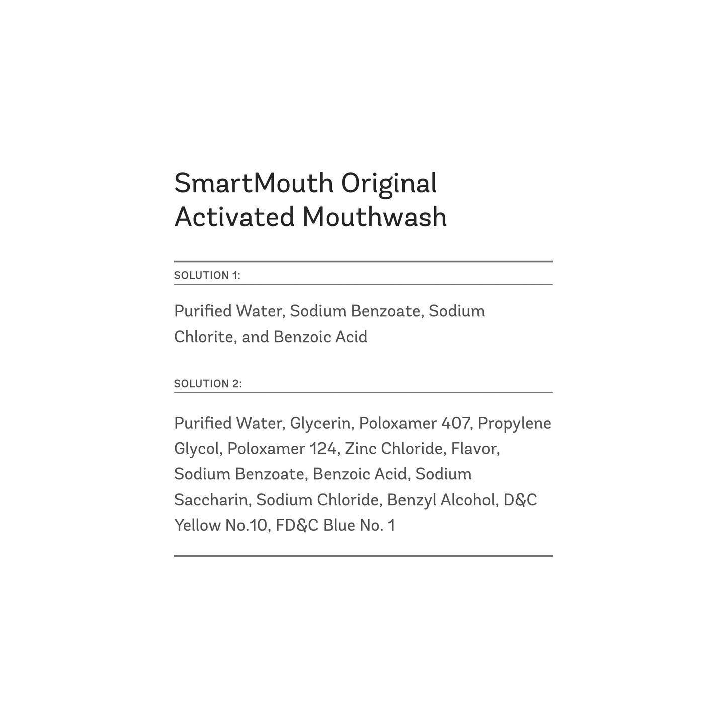 SmartMouth Original Zinc Activated Mouthwash Single Packs - Disposable Mouthwash Packets for Fresh Breath - Eliminates Bad Breath & Odors - Alcohol & Fluoride-Free - Fresh Mint - 10 Count, 2 Pack