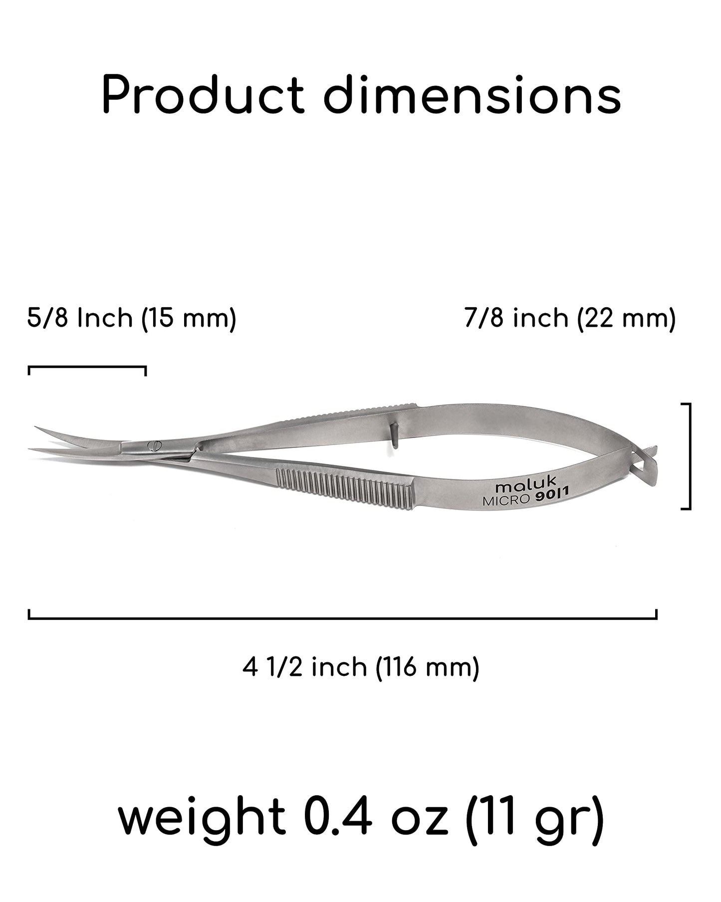 Professional Cuticle Scissors Maluk Micro