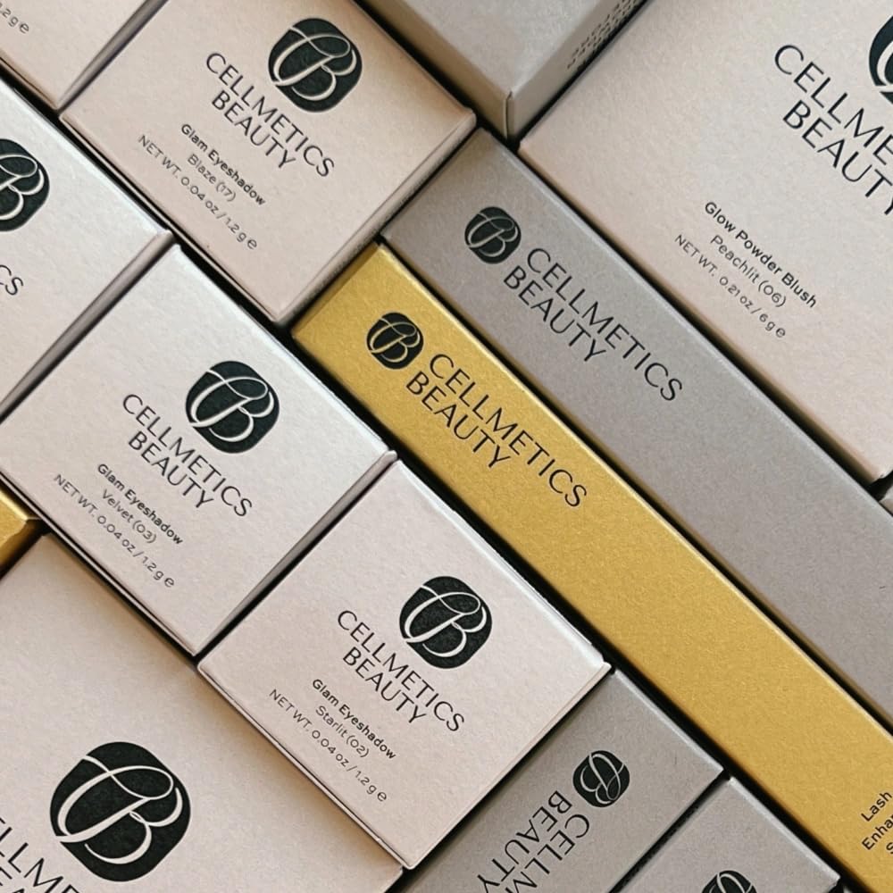 CELLMETICS BEAUTY Long-Wear Waterproof Cream Eyeshadow Stick (Champagne (03)) | Blendable Eye Makeup, Crease-Proof, Smooth-Glide | Eye Shadow for Older Women | Easy Application, Lift & Define