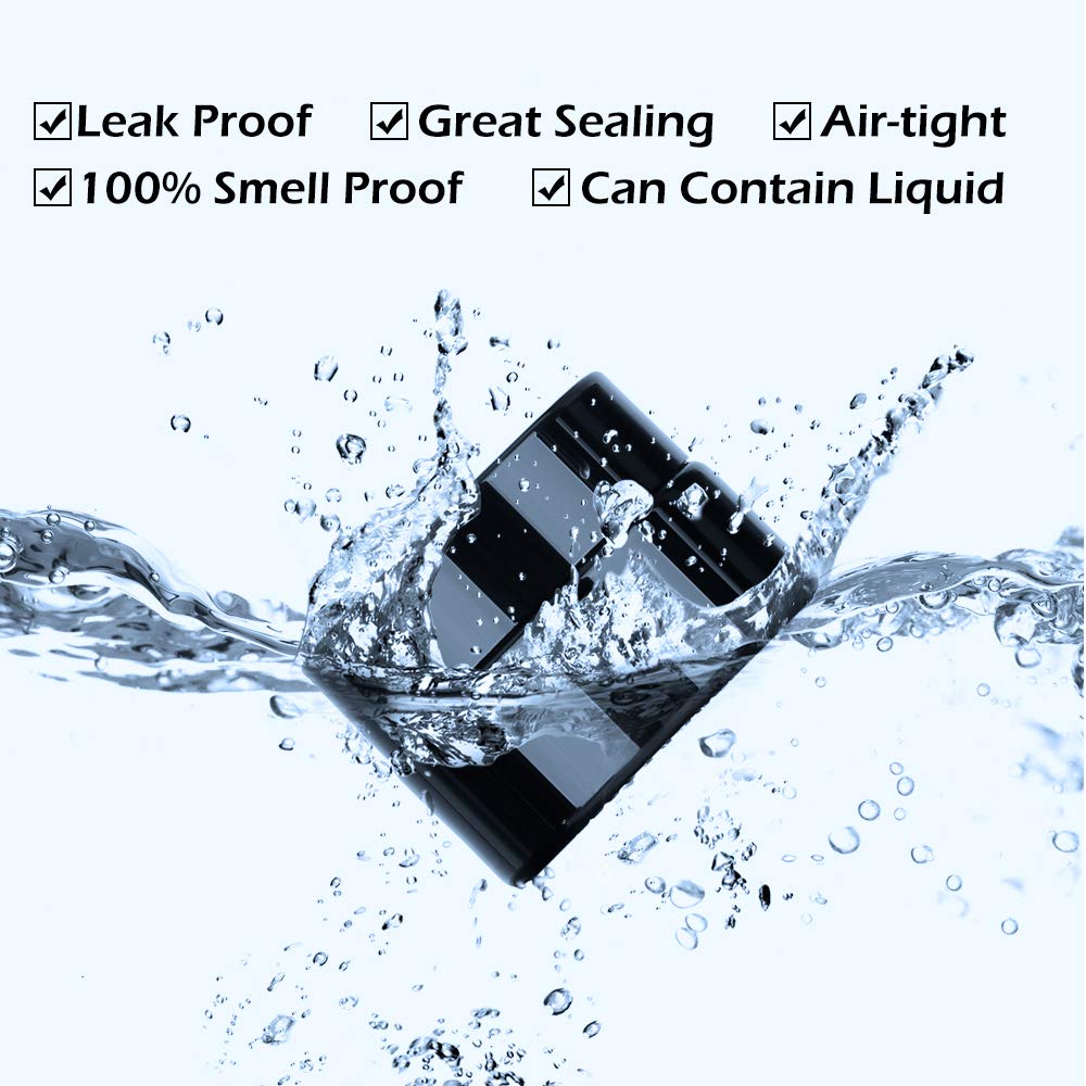 12 Pack 5ml Black Airtight Wide Mouth Ultraviolet Glass Jar,Reusable 5g Food Glass Bottle for Craft, Wax, Cosmetics, Coffee,oil Storage