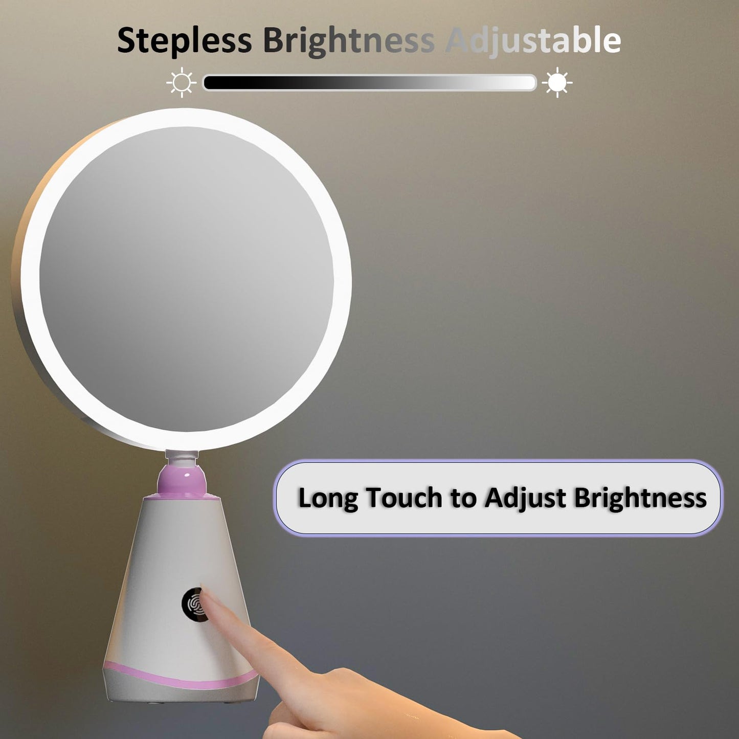 Clearflexions CFX Desktop 1.0-1X & 15X Magnification LED Makeup Mirror