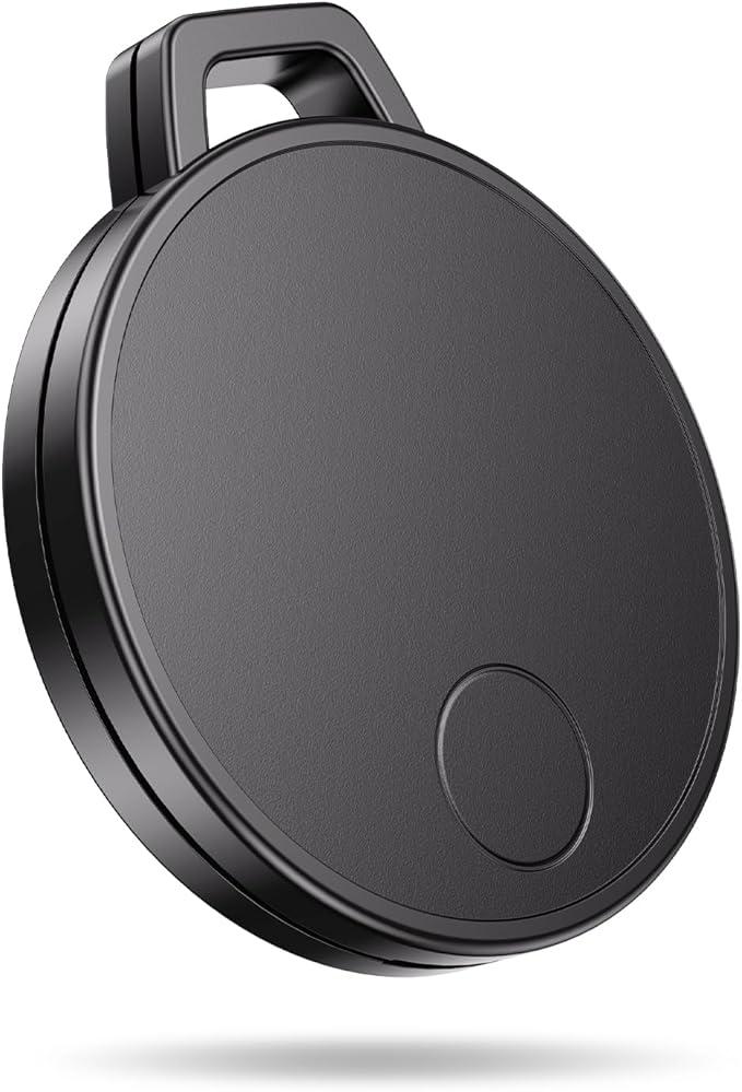 Keys Finder, Bluetooth Tracker and Item Locator for Keys, Bags, and More; Phone Finder, Android and iOS Compatible, Water Resistance, Replaceable Battery