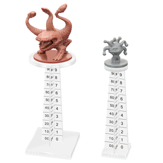 CZYY DND Flying Miniature Flight Stands, Set of 2 Acrylic Combat Risers
