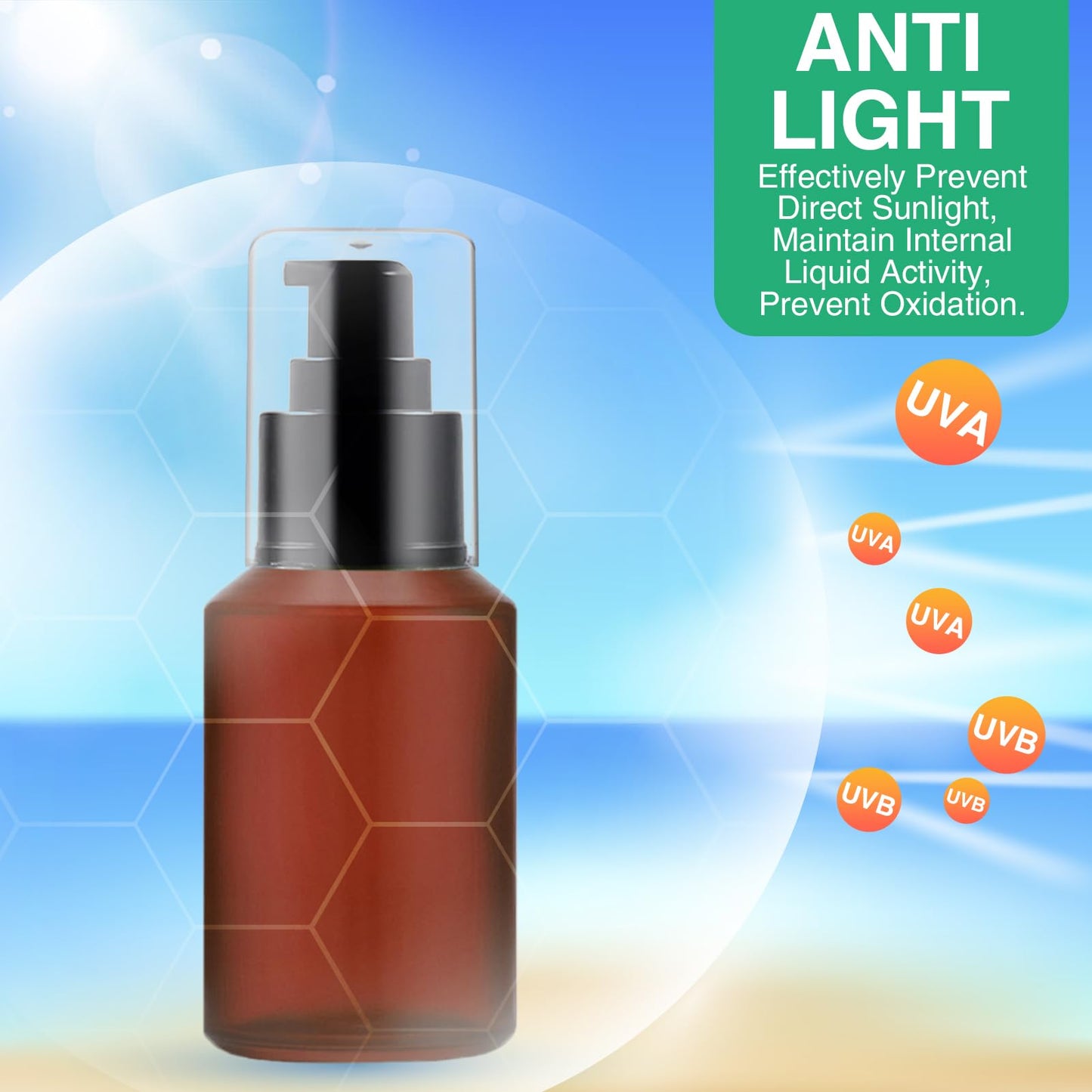 3PCS 60ML/2OZ Empty Reddish Brown Frosted Glass Bottles with Pump Refillable Vial Cosmetic Dispenser Jars Storage Travel Lotion Container Portable Sample Bottle for Toiletries,Foundation,Cream,Lotion