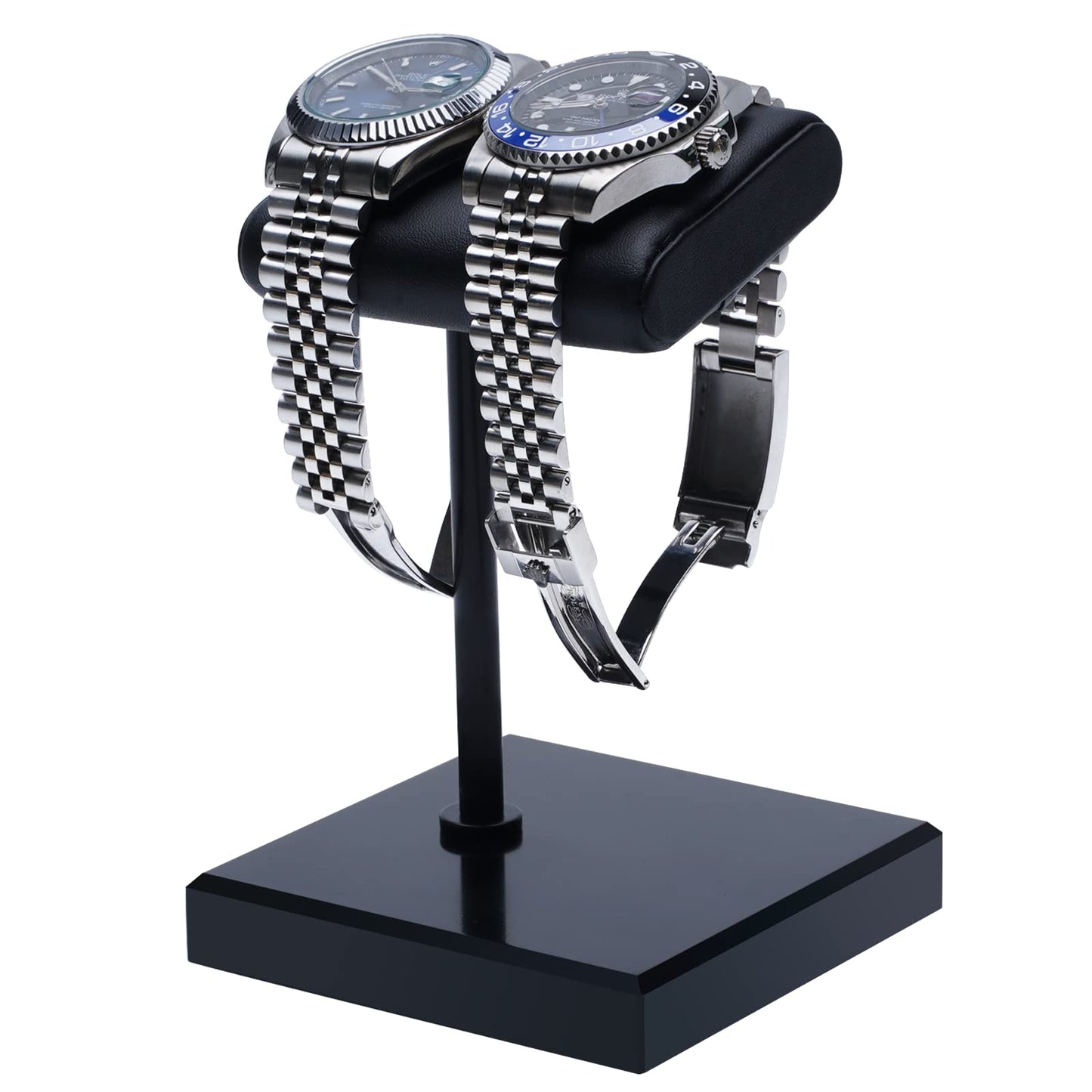 Ticacos Watch Stand | Watch Display Stand |Premium Leather Natural Marble Base | Watch Display Fits All Watches | watch stand | Watch Holder Organizer for Men